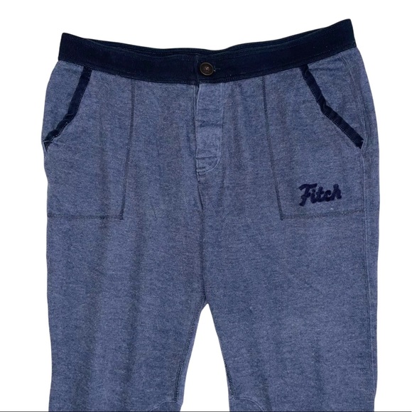 Abercrombie & Fitch Men’s XL Blue Jogger Sweatpants - Picture 3 of 7